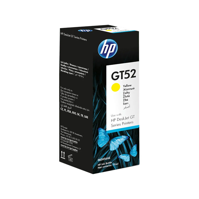 HP GT52 Yellow Ink Bottle (M0H56A)