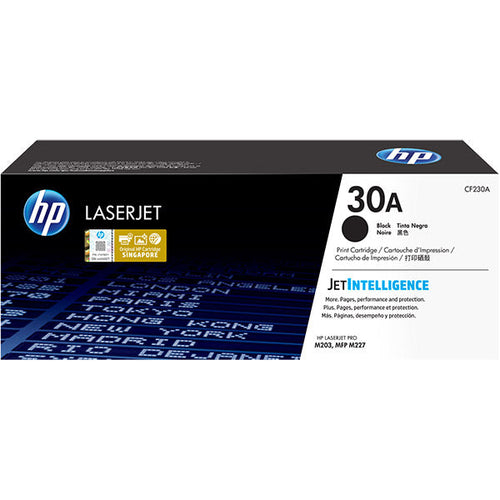 HP 30A Black Original LaserJet Toner Cartridge (CF230A)