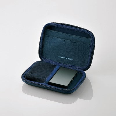 Elecom HDC-SH001BK Portable HDD Case [Semi Hard Size-S] (Black)