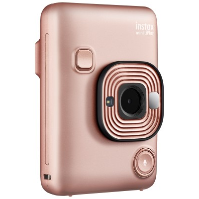 Fuji Instax Mini LiPlay Instant Camera (Blush Gold)