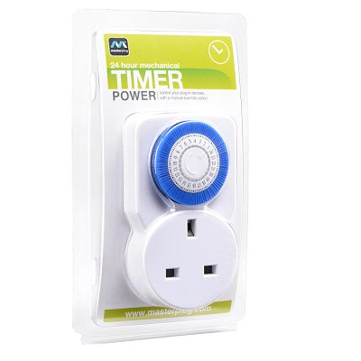 Masterplug TMS24-MPA 24 Hour Mechanical Segment TImer