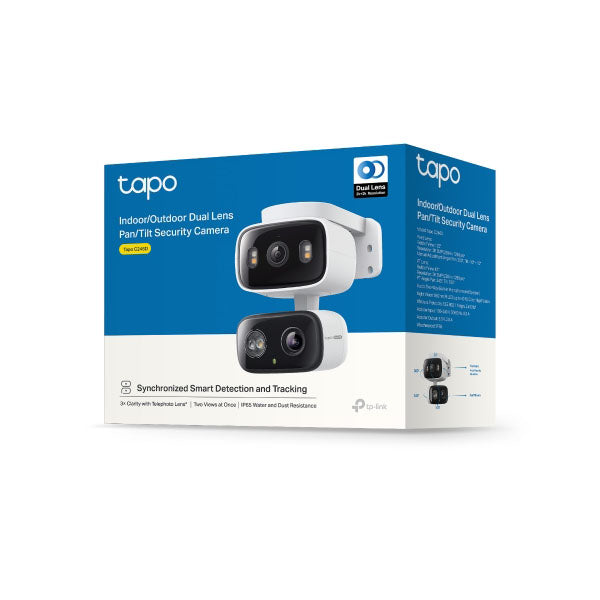 TP-Link Tapo C246D Indoor/Outdoor Dual Lens Pan/Tilt Security Camera