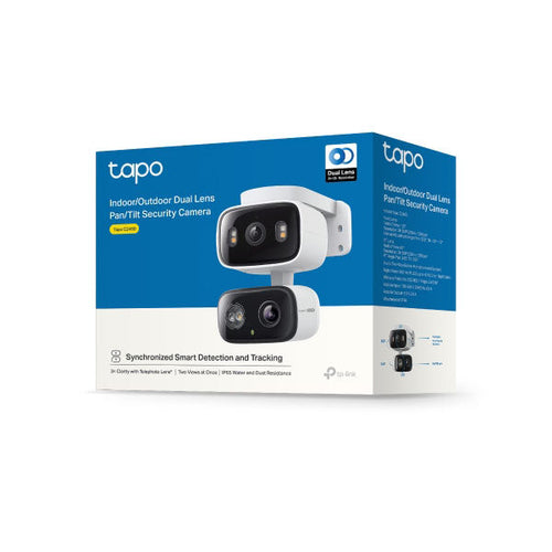 TP-Link Tapo C246D Indoor/Outdoor Dual Lens Pan/Tilt Security Camera
