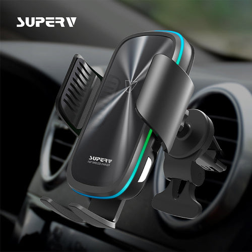 SuperV G91 Wireless Induction Car Holder Sets 15W/Type C