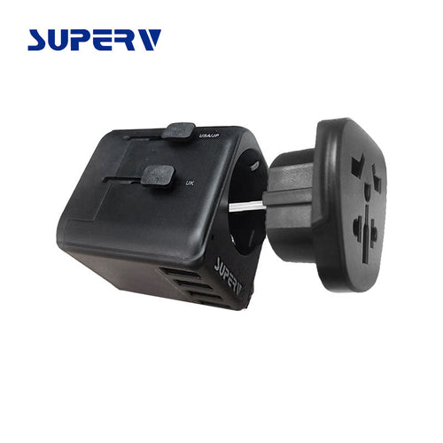 SuperV G52 PD30W USB Quick Charge Travel Adaptor (Black)