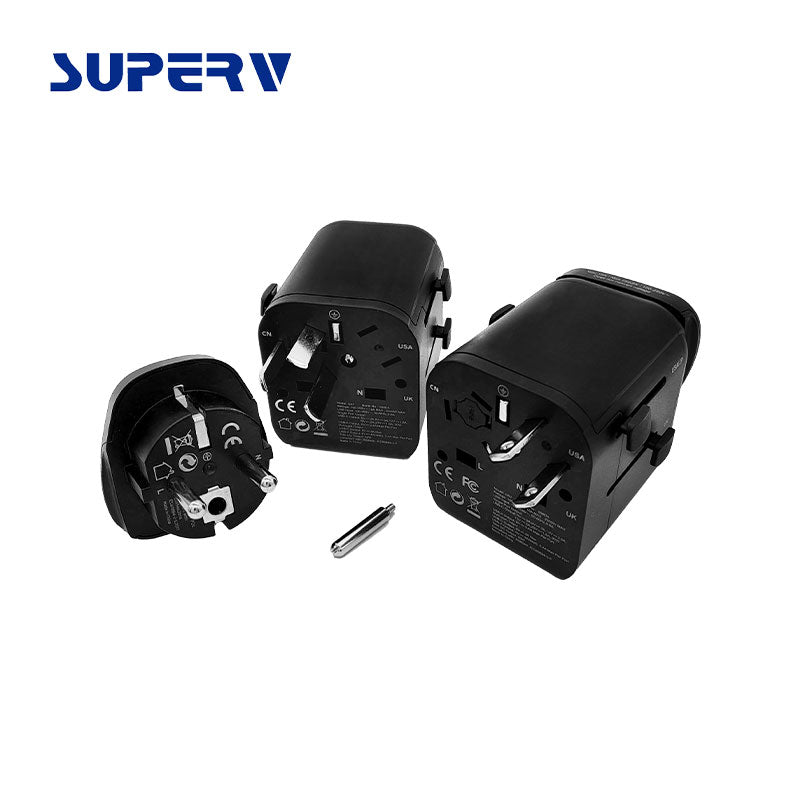 SuperV G52 PD30W USB Quick Charge Travel Adaptor (Black)