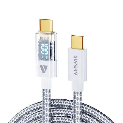 SuperV RT4-200-WH C to C Digital Display Cable 2M (White)