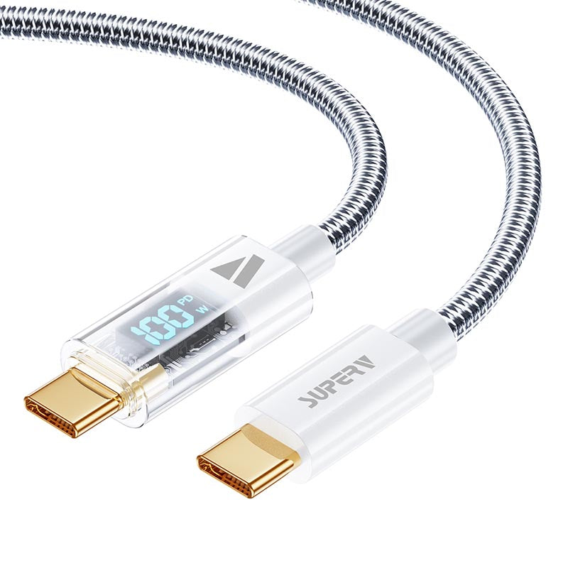 SuperV RT4-200-WH C to C Digital Display Cable 2M (White)