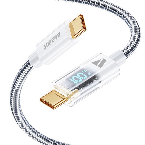 SuperV RT4-200-WH C to C Digital Display Cable 2M (White)