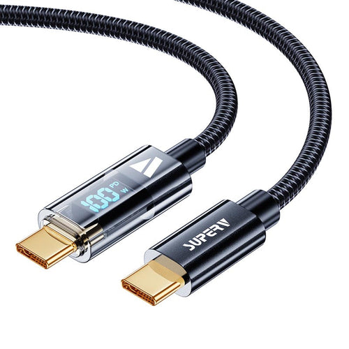 SuperV RT4-100-BK C to C Digital Display Cable 1M (Black)