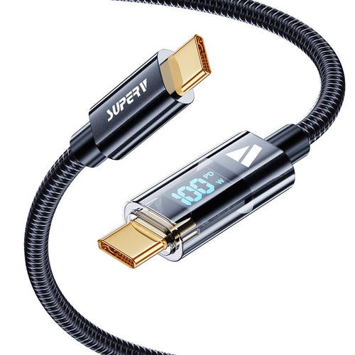 SuperV RT4-100-BK C to C Digital Display Cable 1M (Black)