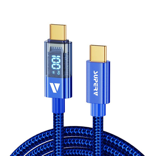SuperV RT4-100-BL C to C Digital Display Cable 1M (Blue)
