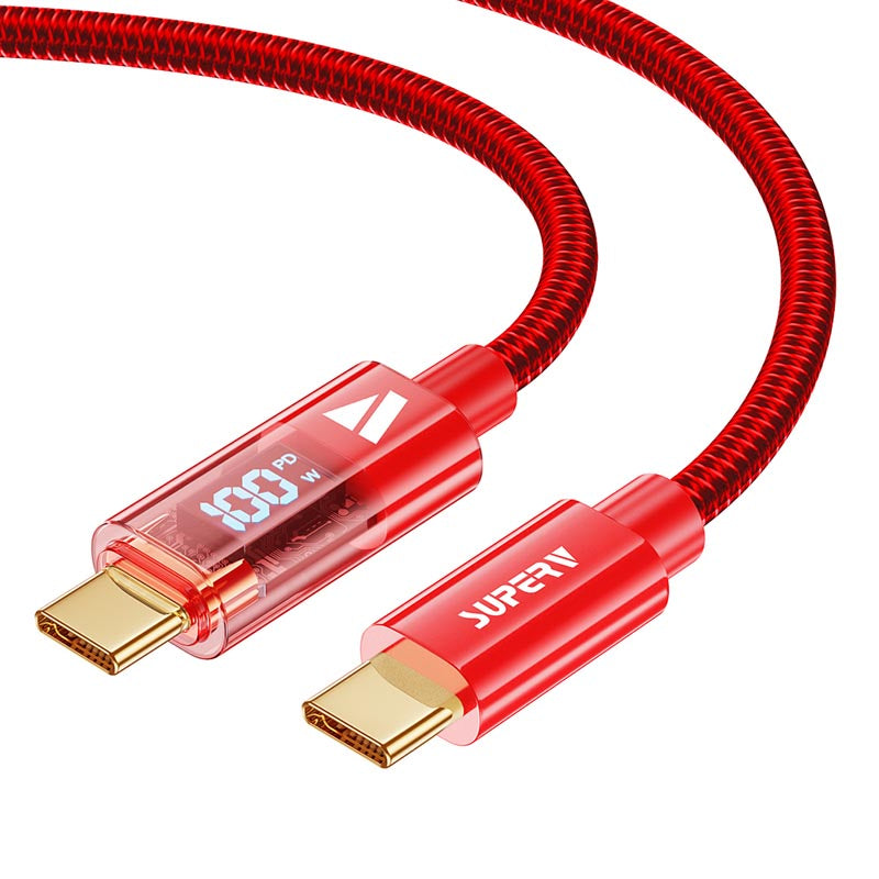 SuperV RT4-30 -RD C to C Digital Display Cable 30cm (Red)