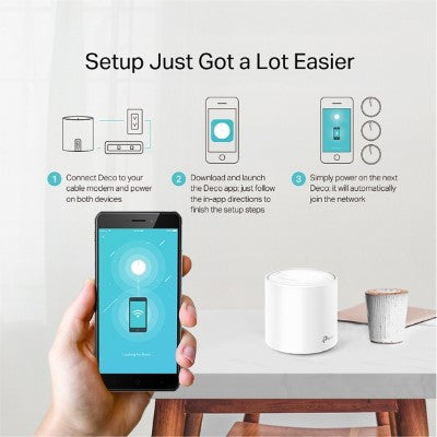 TP-LINK Deco X20 (1-PACK) AX1800 Home Wifi Mesh