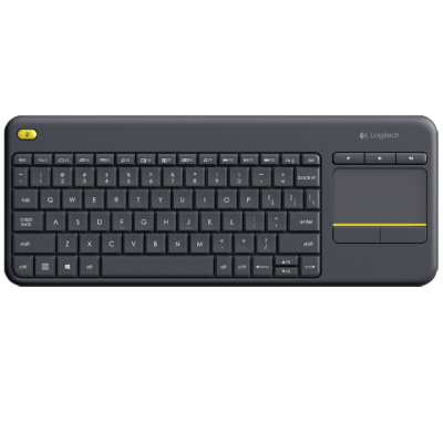 Logitech K400 Plus Wireless Touch Keyboard (Black)