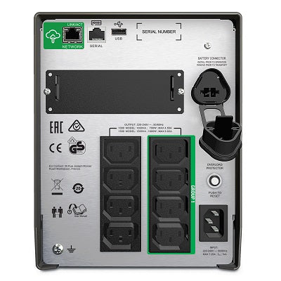 APC SMT1500IC Smart-UPS 1500VA LCD 230V with SmartConnect  [Backorder]
