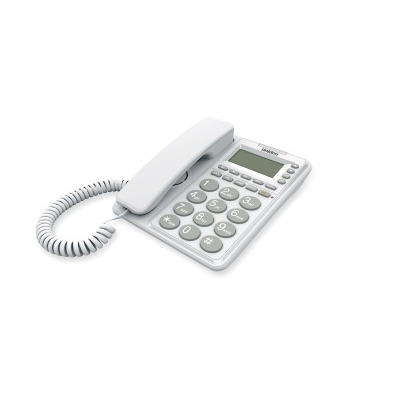Uniden AT6408 Big Button/Display One Way Speakerphone (White)