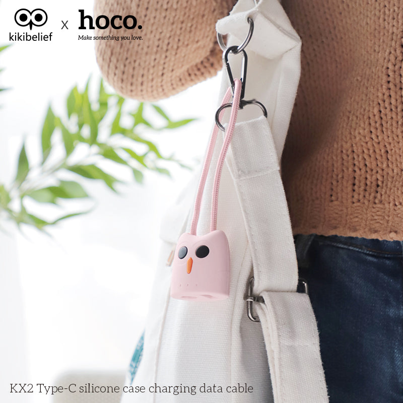 Hoco Kikibelife KX2 USBA to Type-C USB2.0 2.1A Cable1M (Grey)
