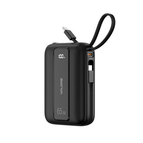 Valore PD65W 20000mAh Powerbank CCC Certified (PD41) - Black