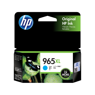HP 965XL Cyan Original Ink Cartridge (3JA81AA)