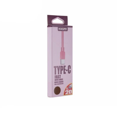 Kucipa K135 USB A to TypeC USB2.0 2A Charging Cable 0.2M (Black)