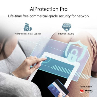 Asus ZenWiFi AX XT8 AX6600 Whole-Home Tri-band Mesh WiFi 6 (Black)
