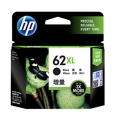 HP 62XL Black Original Ink Cartridge (C2P05AA)
