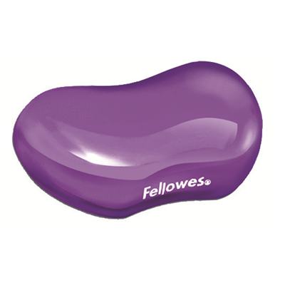 Fellowes Crystal Gel Flex Wrist Rest (Purple) (F91477)