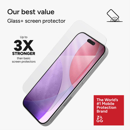 ZAGG iPhone 17 Pro 6.3 (2025) Glass Plus Edge SCR ZG-100119398
