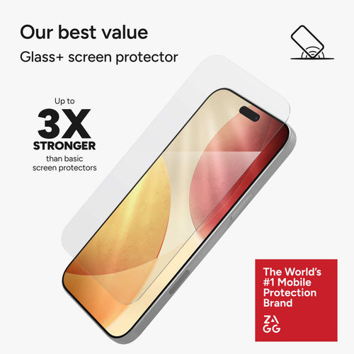 ZAGG iPhone 17 Pro Max 6.9 (2025) Glass Plus Edge SCR ZG-100119399