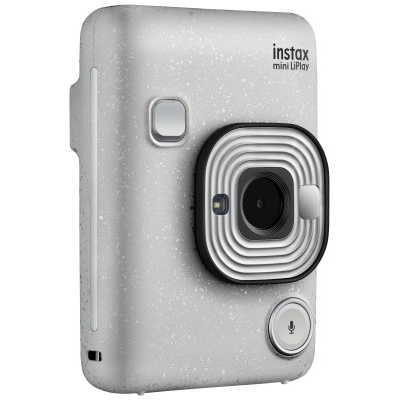 Fuji Instax Mini LiPlay Instant Camera (Stone White)