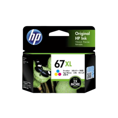 HP 67XL Tri-Color Original Ink Cartridge (3YM58AA)
