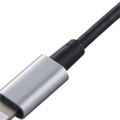 Elecom MPA-UALPS10 Durable Aluminium Connector 1m Lightning Cable (Grey)