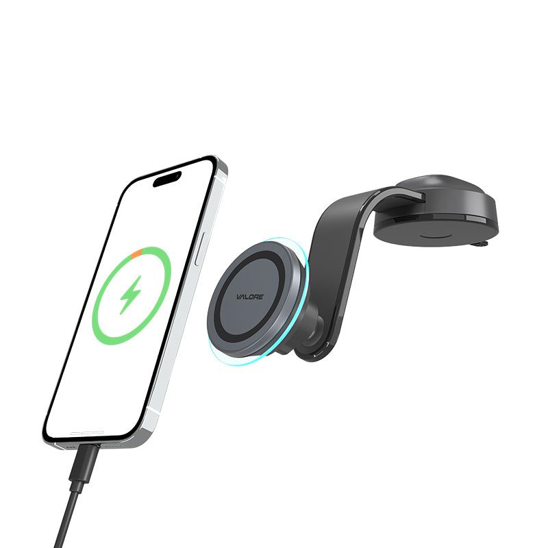 Valore 15W Magnetic Wireless Charging Car Holder (CAC-008)