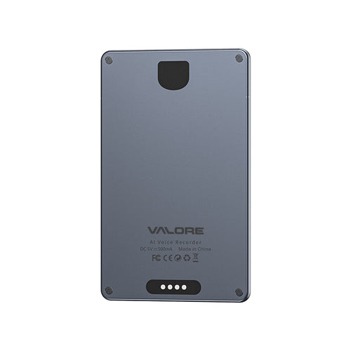 Valore AI Voice Recorder (AI-003) - Grey