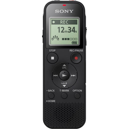 Sony Digital Voice Recorder with Built-in USB (Black) ICD-PX470