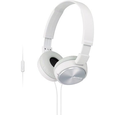 Sony MDR-ZX310AP Headphones with Mic (White)