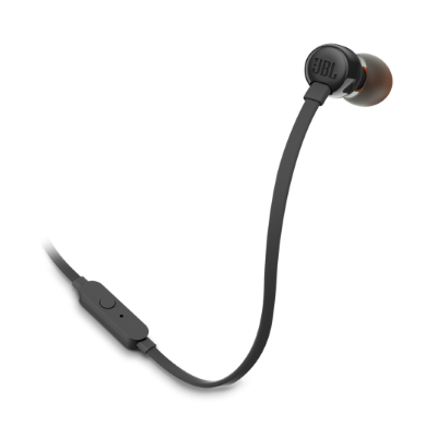 JBL Tune 110 Earphones + Mic (Black)
