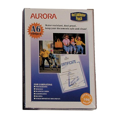 Aurora P10046 A6 100pc pk 100mic Pouch