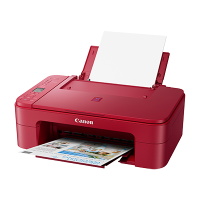 Canon E3370 Inkjet AIO Printer (Red)