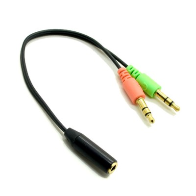 Mitori Audio 3.5mm to PC/Notebook Audio/Mic Adapter
