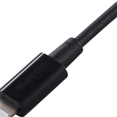 Elecom MPA-UALPS10BK Durable Aluminium 1m Lightning Cable (Black)