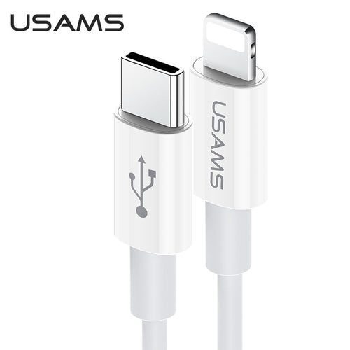 Usams US-SJ409 USB-C to USB-C 60W PD Charging Cable3A 1.2m (Grey)