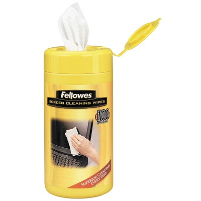 Fellowes Screen Cleaning Wipes - 100ct (F9970301)