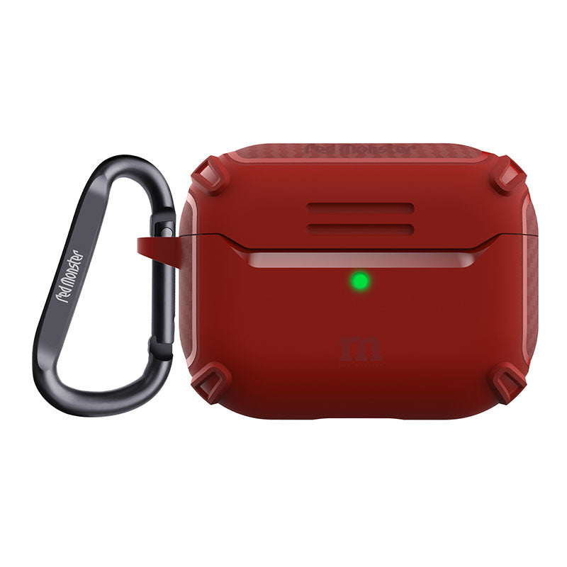 Redmonster Tough Naked Case For AirPods Pro (Red)