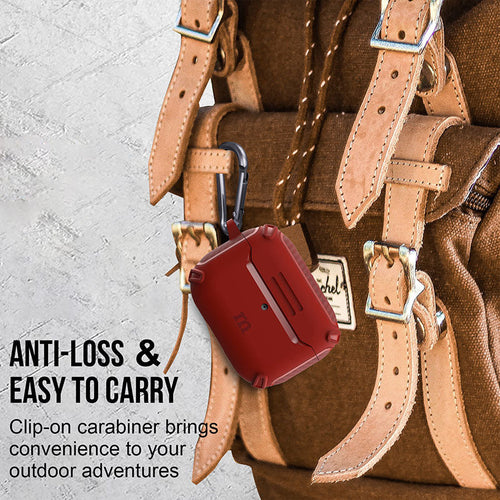 Redmonster Tough Naked Case For AirPods Pro (Red)