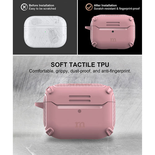Redmonster Tough Naked Case For AirPods Pro (Pink)