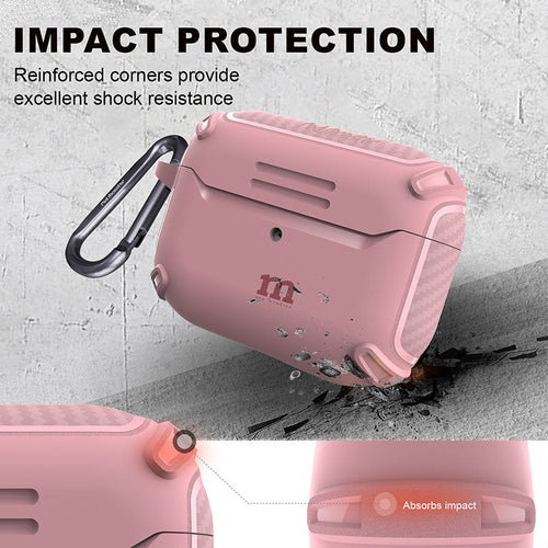 Redmonster Tough Naked Case For AirPods Pro (Pink)