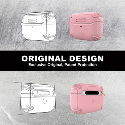 Redmonster Tough Naked Case For AirPods Pro (Pink)