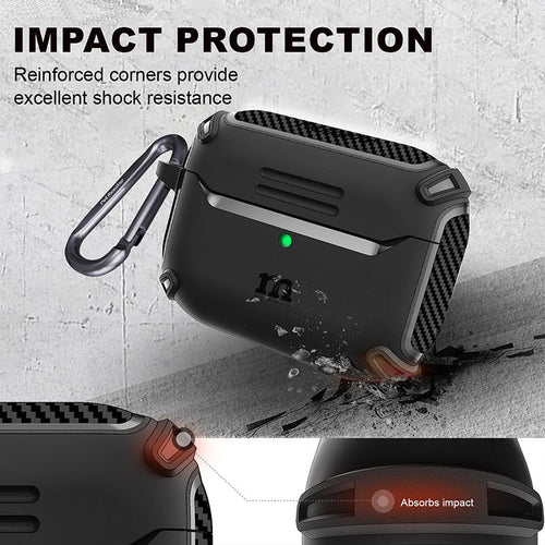 Redmonster Tough Naked Case For AirPods 3rd Generation (Black)